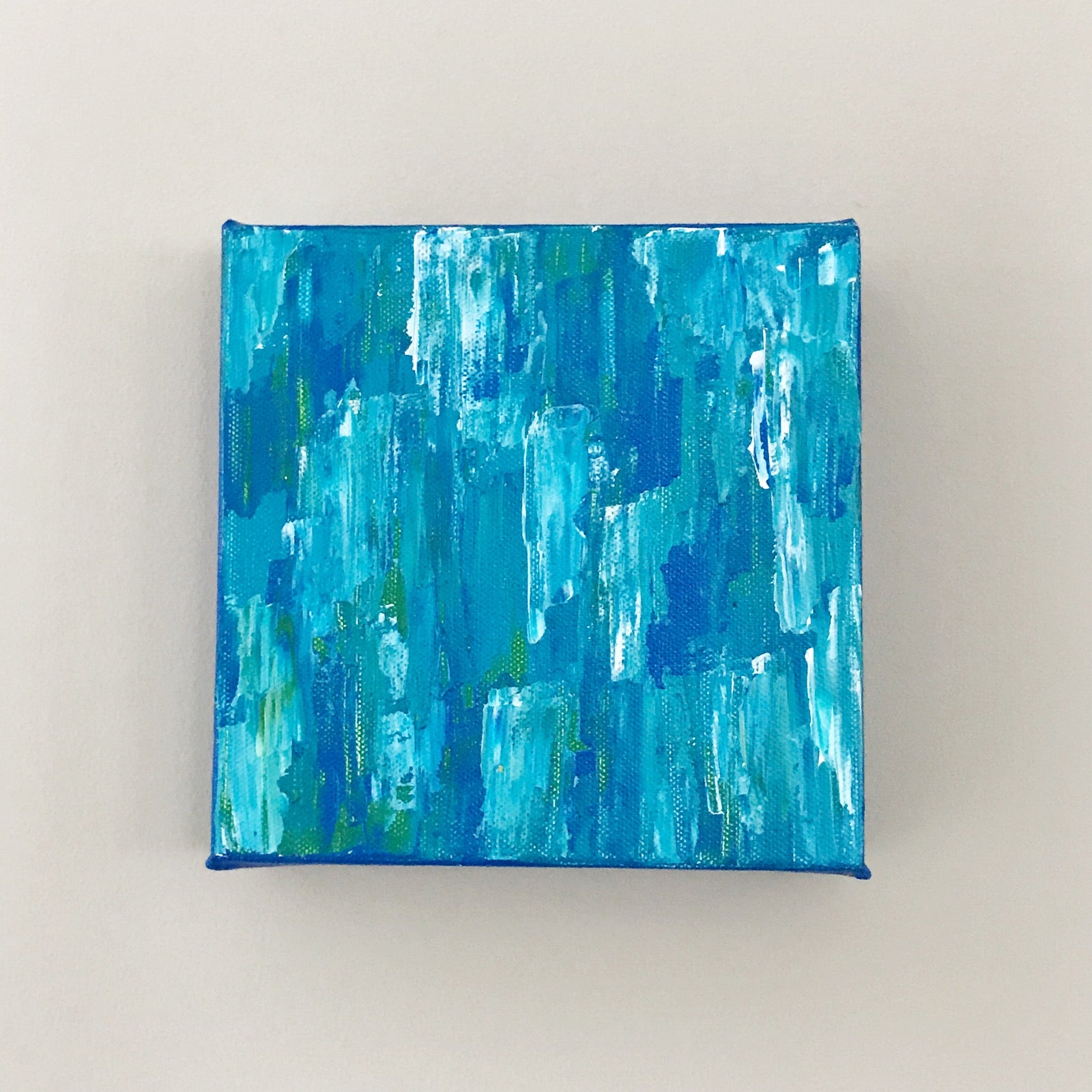 Ocean Deep I, Abstract Acrylic Painting by Andrea Smith