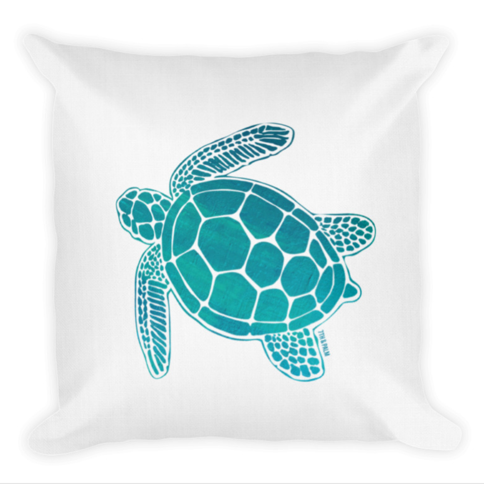 Sea Turtle Pillow